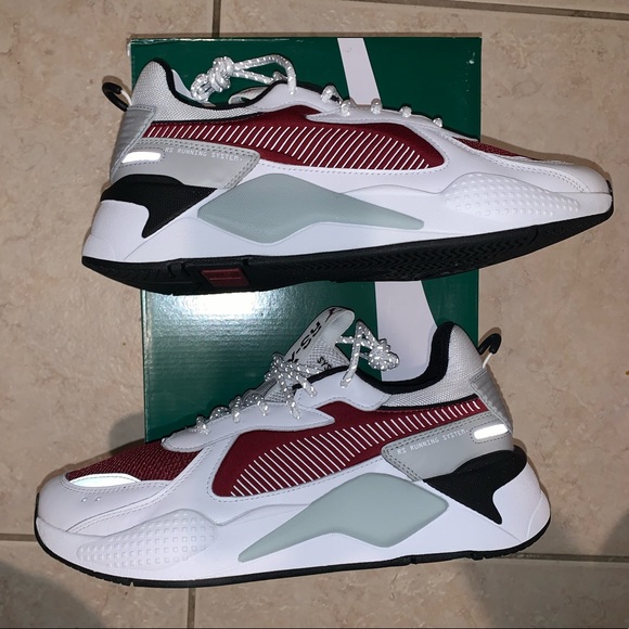 puma rsx maroon